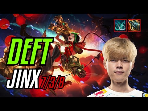 DEFT - JINX vs VAYNE ADC - KR Challenger - Patch 11.7