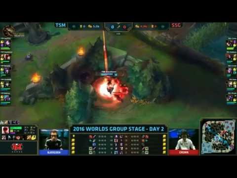 LoL Worlds 2016 TSM vs SSG