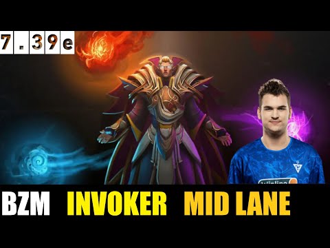 🤯 BZM [INVOKER] MID 7.39e - DOTA 2 HIGHEST MMR MATCH#dota2   #dota2gameplay