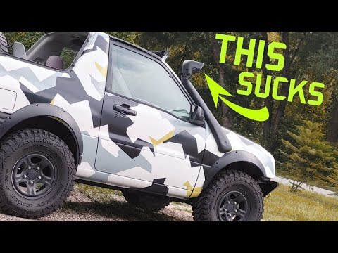 This mod SUCKS!! || Snorkel Install Guide Chevy Tracker (Suzuki Vitara)