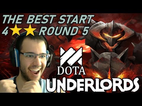 THE BEST START! 4 ⭐⭐ Units Round 5 | Dota Underlords Gameplay 9