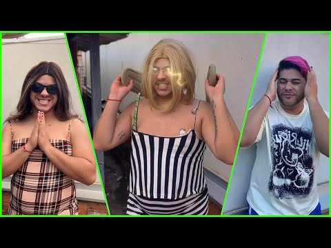 QUANDO MINHA MÃE ME BATE NA CASA DA MINHA VÓ (Compilado melhores vídeos) Tente não rir | Vitor Orth