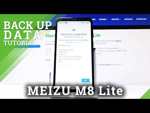 How to Allow Google Backup in MEIZU M8 Lite – Back Up Data