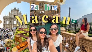 HONG KONG TO MACAU 24HRS TRIP GUIDE 🇲🇴✨| One Bus, Hotel Tour, Old Macau &amp;amp; Cotai Strip