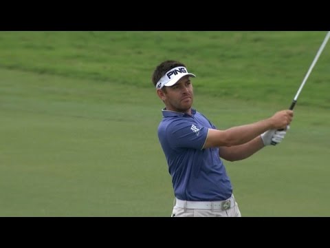 Loius Oosthuizen’s powerful approach on No. 8 at Cadillac Championship