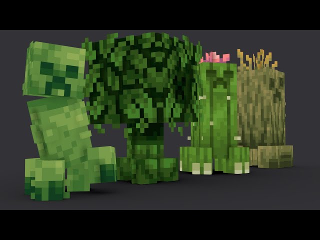 Creepers Refreshed | v1.0 Minecraft Texture Pack