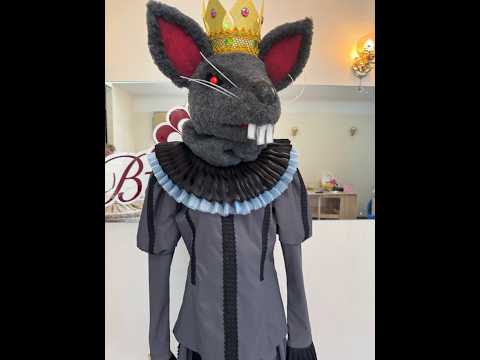 Articol decorativ pentu cap Regele Șobolan Cap Masca Soarece Spărgătorul De Nuci Șobolan Lupta S 0093D - video 6