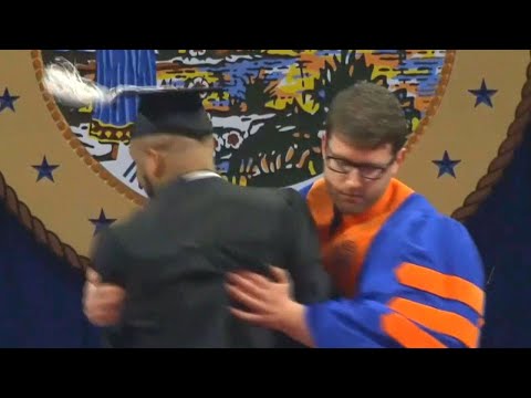This Guy Pushed & Removed Dancing Students From University Of Florida's Graduation