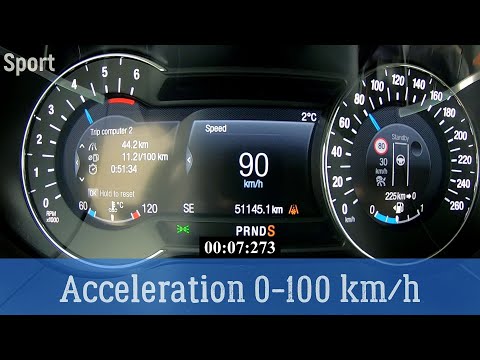 Ford Edge Vignale 2.0 TDCi 240 HP iAWD AT8 0-100 km/h Acceleration