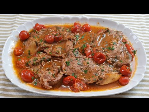CENA PRONTA IN 1O MINUTI : CARNE ALLA PIZZAIOLA