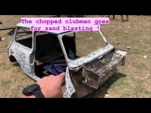 Sending My Chopped Classic Mini for Sandblasting !  - Part 1