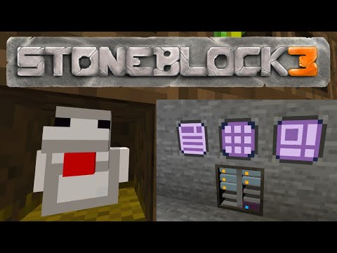 Stoneblock 3 Ep4 How to get ALL of the Chickens [1.18.2 Modded Minecraft]