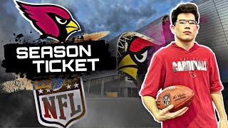 What is like being a CARDINALS SEASON TICKET HOLDER? | Arizona Cardinals Season Ticket!