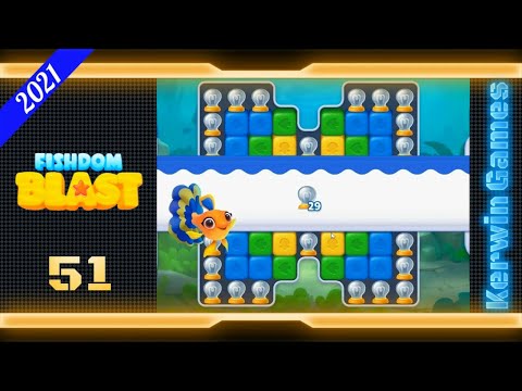 Fishdom Blast Level 51 - No Boosters - 35 moves (2021)