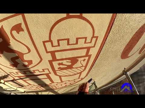 Das Colditzer Stadtwappen - Schieferornament - Teil 1