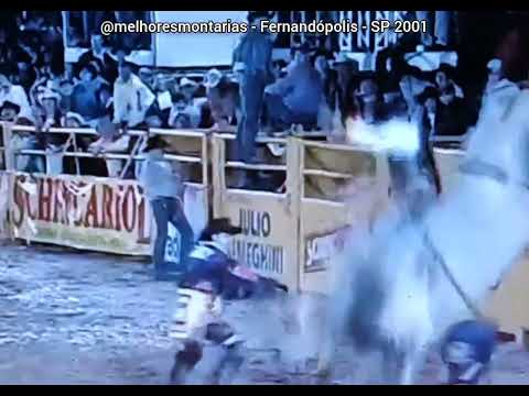 Rogério Ferreira dos Santos x Cancún - Rodeio de Fernandópolis 2001 #rodeio #rodeo