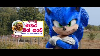 Sonic the hedgehog official trailer sinhala dubbed