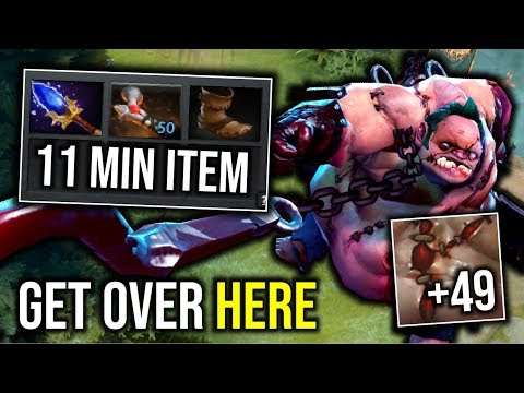 NEXT LEVEL PUDGE..!! 2 Min Rod of Atos Pudge Roaming by Goodwin 7.21d | Dota 2