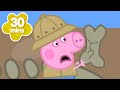 George Finds Dinosaur FOSSIL Peppa Pig Full Episodes 30 Minutes