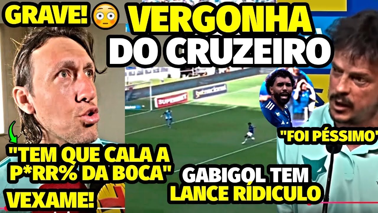 GRAVE! O LANCE RIDÍCULO DE GABIGOL QUE PEDIU PARA JOGADOR DO CRUZEIRO CALAR A B0CA E CÁSSIO METE..