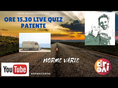 QUIZ PATENTE LIVE Argomento NORME VARIE