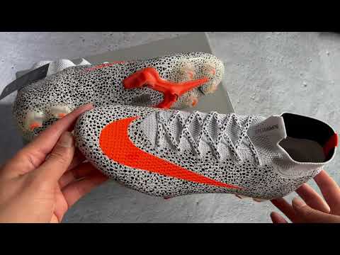 Nike Mercurial Superfly 7 FG CR7 Safari White Black Orange