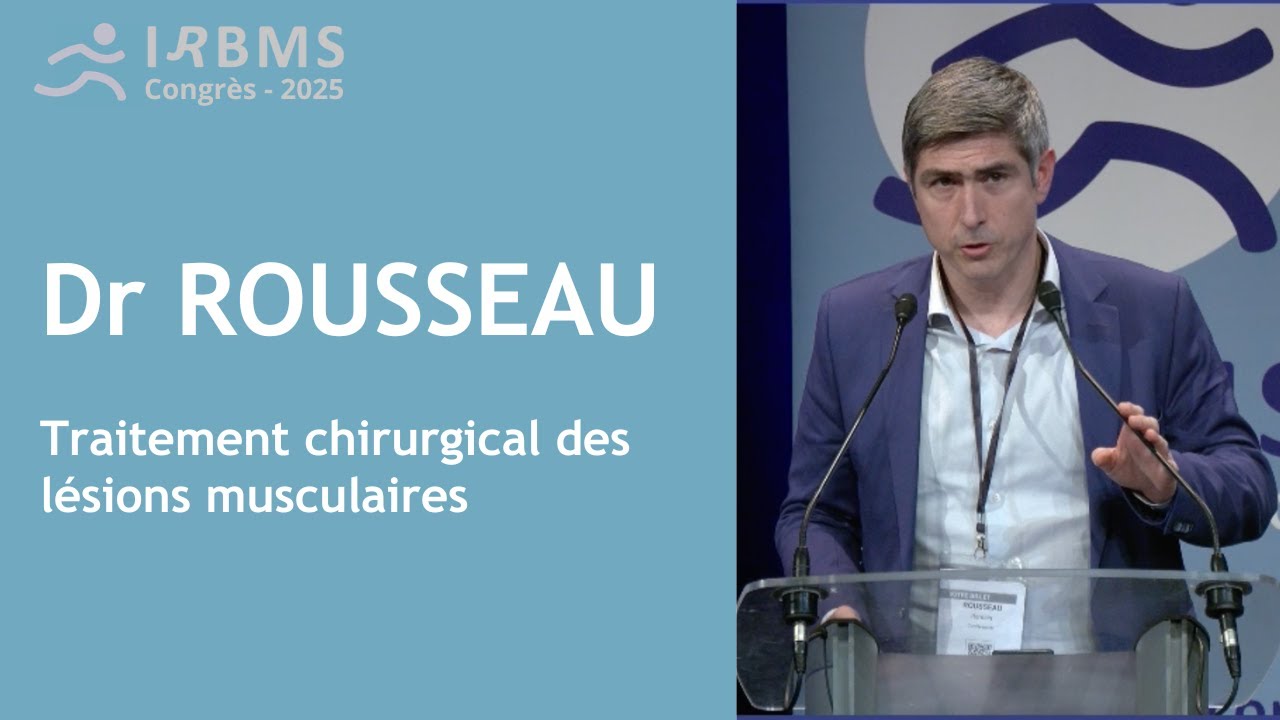 Traitement chirurgical des lésions musculaires