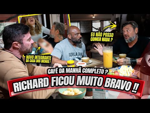 RICHARD PERDEU A LINHA NO CAFÉ DA MANHÃ !