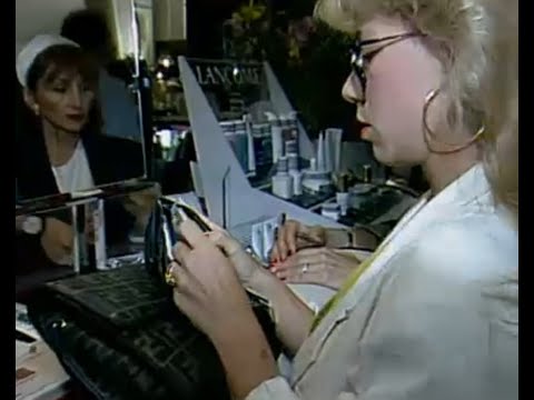 Shopping at Saks Fifth Avenue in NYC in 1991
