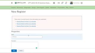 Creating an Attendance Sheet in Brightspace