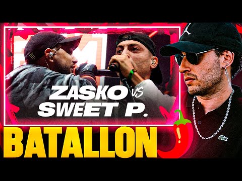 BATALLÓN MUY DURO ⚠️ BLON reacciona a SWEET PAIN VS ZASKO en FMS ESPAÑA