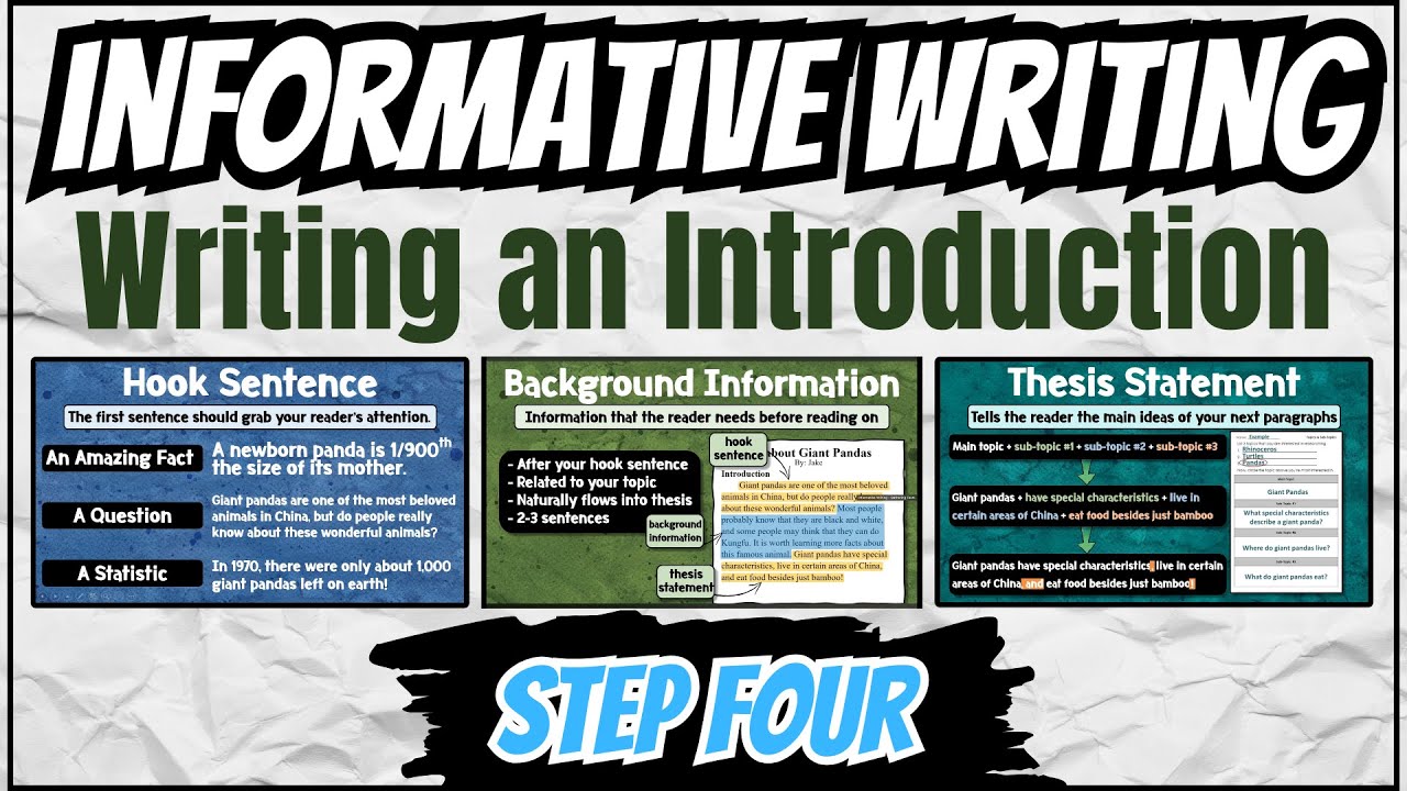 Informative Writing - Introduction Paragraph