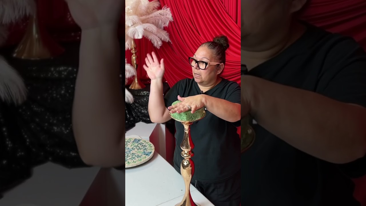 How We Created this Feather Centerpiece Look! Tutorial   #diy #howto #eventdesign