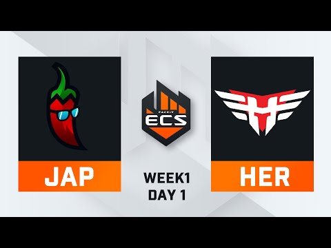 Japaleno vs Heroic - Map 3 - Overpass (ECS Season 8 - Week 1 - DAY1)