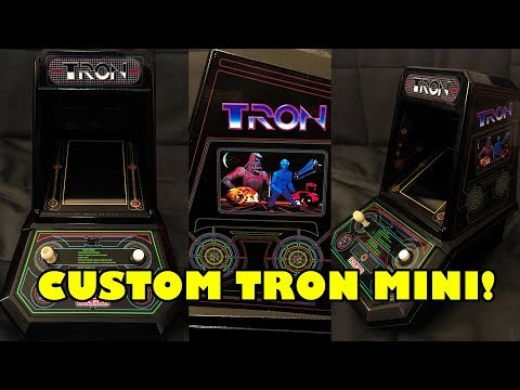 AWESOME Tron Custom Arcade Mini Tabletop Handheld Game
