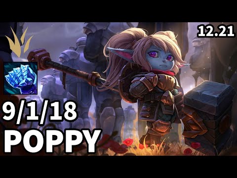 Poppy Jungle vs Vi - KR Master | Patch 12.21