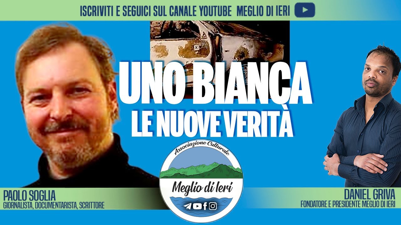 Uno Bianca, le nuove verità - PAOLO SOGLIA - Giornalista