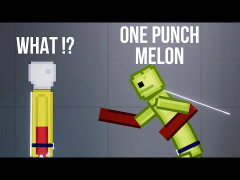 SAITAMA One Punch Man vs One Punch Melon - People Playground 1.22.3