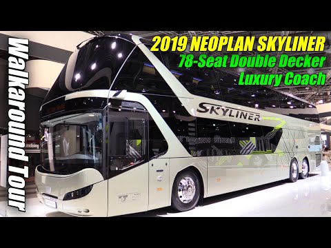 2019 Neoplan Skyliner 78-Seat Double Decker Luxury Coach - Exterior, Interior Walkaround - 2018 IAA