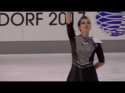 Elsa Burgard   Bronze Ladies I Free Skating Oberstdorf 2017