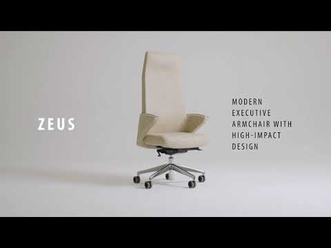 Fauteuil de direction haut de gamme ZEUS - design moderne, finitions cuir, tissu ignifugé et similicuir, garantie 5 ans_3