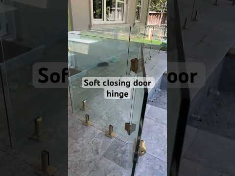 Soft closing door hinge safety hinges #hinge #doors #glasshinge #glass door #easiahome