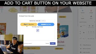 Add A Paypal Shopping Cart To Your Website | Google Sites Setup With Add To Cart Button