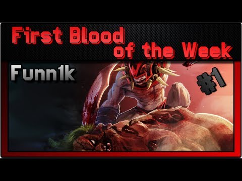 First Blood of the Week #1 | Funn1k | DotA 2