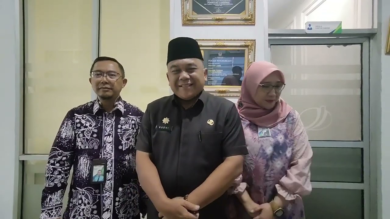 Wawancara Sekda Kabupaten Muaro Jambi dengan BPJS Ketenagakerjaan