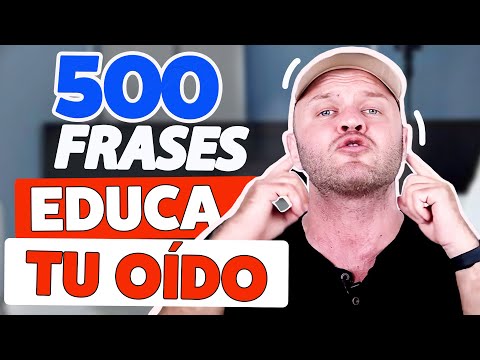 👂Educa tu oído con 500 FRASES MÁS COMUNES | 🎧 Entrenamiento de Escucha con Pronunciación Correcta