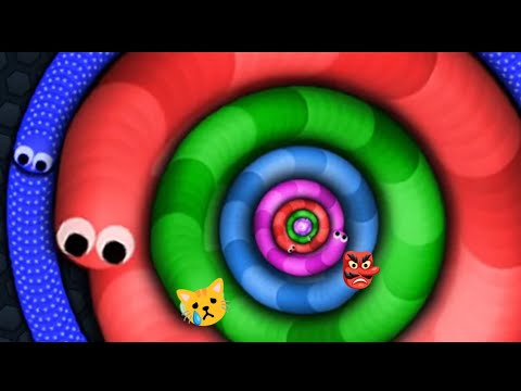 Slither.io Snake Commits Suicide In Slitherio Epic New Skin! (Slitherio Best Moments)