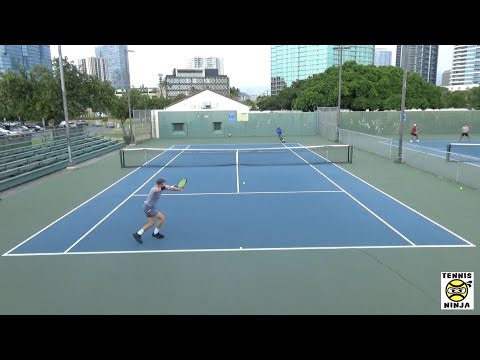 Zandrix Acob vs. Felix Einig R1 HIGHLIGHTS - UTR Flex League Hawaii (Nov) 2020