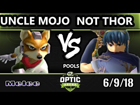 Optic Arena SSBM - Uncle Mojo (Fox) Vs. Not Thor (Marth) Smash Melee Pools
