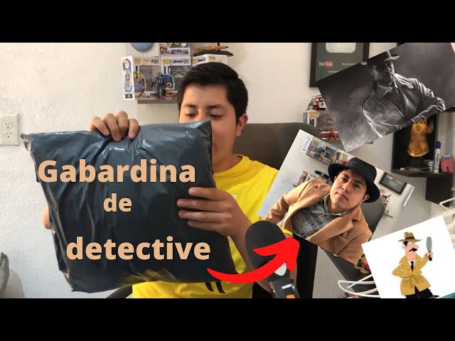 Vídeo relacionado con Chaks - Gabardina para adultos, abrigo de detective para Carnaval